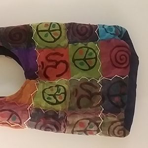 Cloth multicolor hobo bag